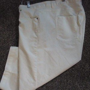 White Denim Capris
